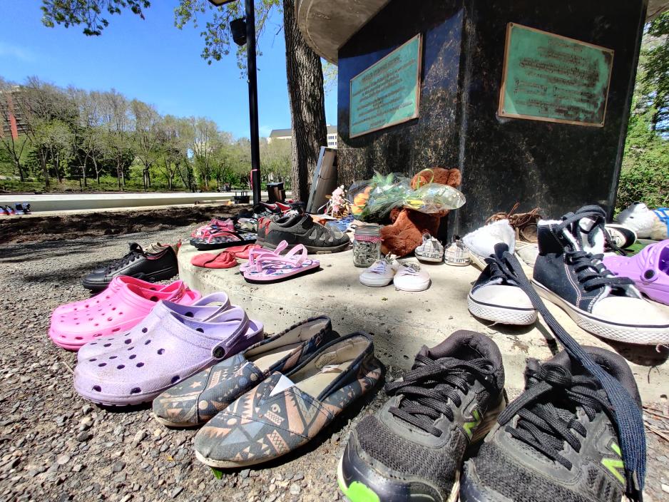 Memorial at Alberta Legislature.