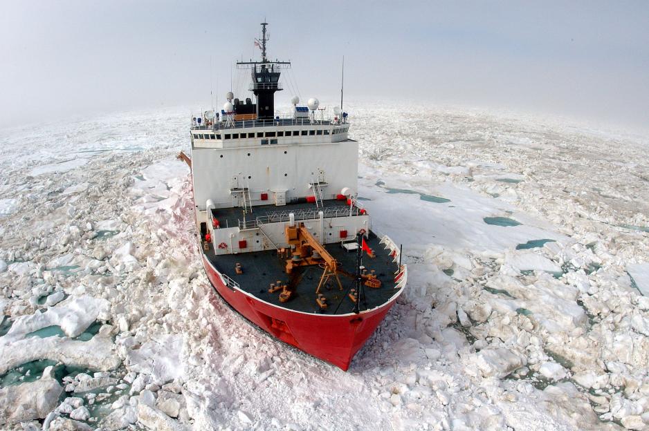 USCGC popular HEALY Artistic Rendering Ship Poster, Polar Ice Breaker