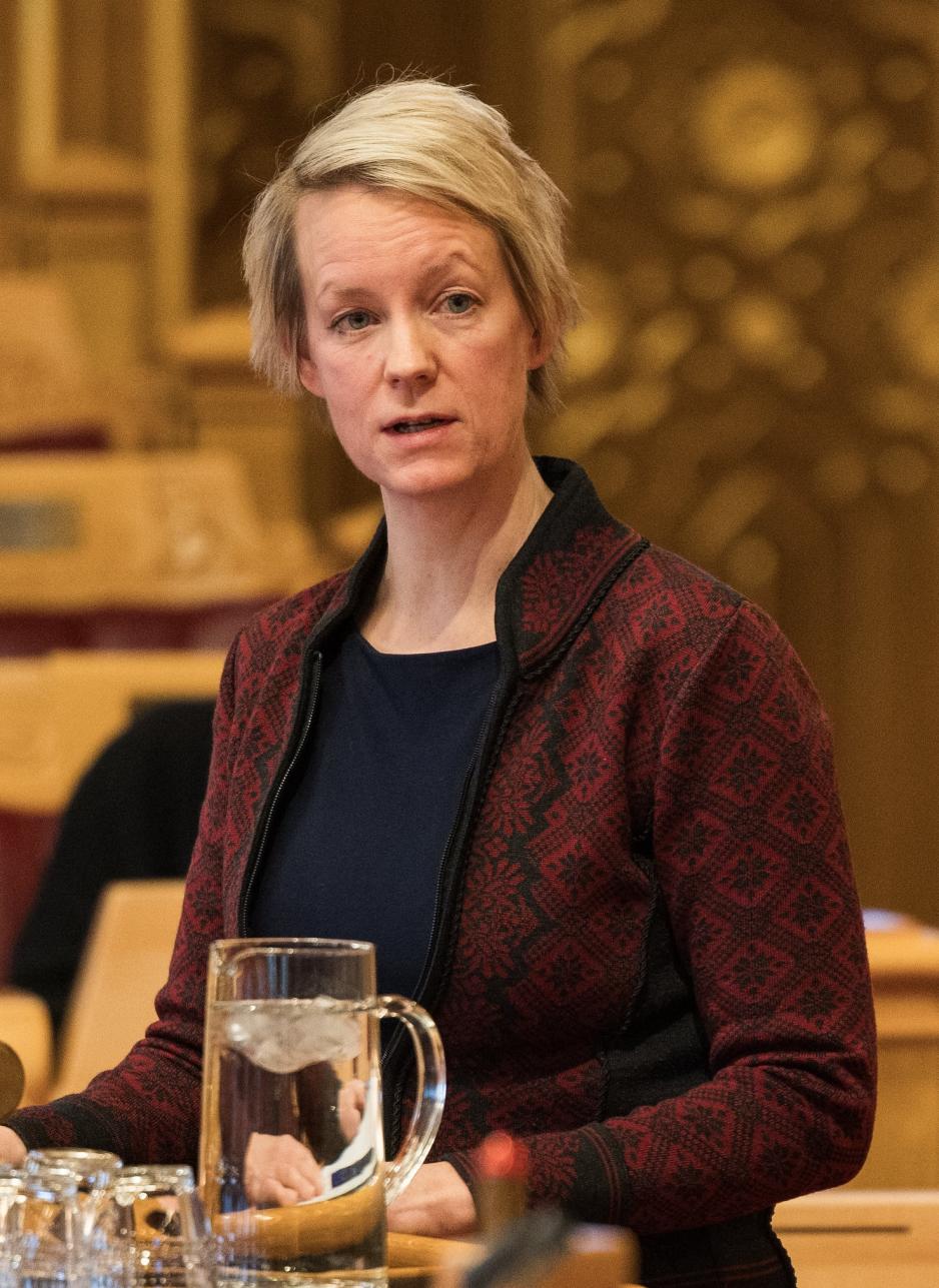Ingrid Fiskaa (SV). (Foto: Peter Mydske/Stortinget)