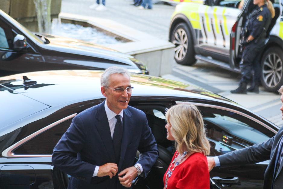 Jens Stoltenberg og Anne Lindboe, Oslo rådhus Jens Stoltenberg og Anne Lindboe, Oslo rådhus