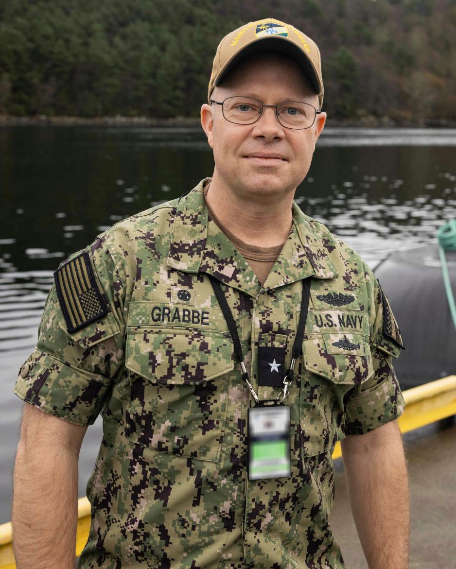 Commander of NATO Submarines, Rear Admiral Bret Grabbe. (Photo: Malene Flekke/the Norwegian Armed Forces) 