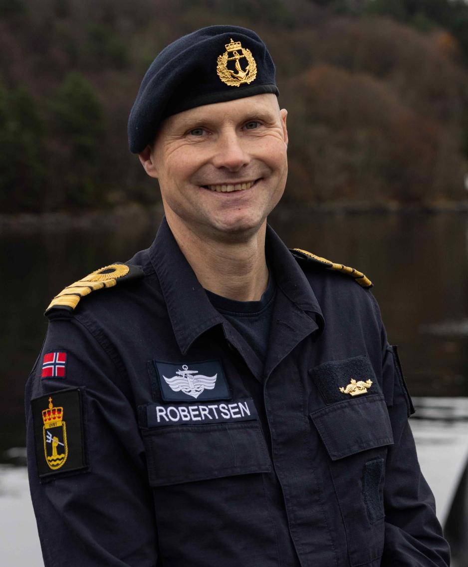 Sjef for Norges ubåttjeneste, kommandør Jim Robertsen. (Foto: Malene Flekke/Forsvaret)