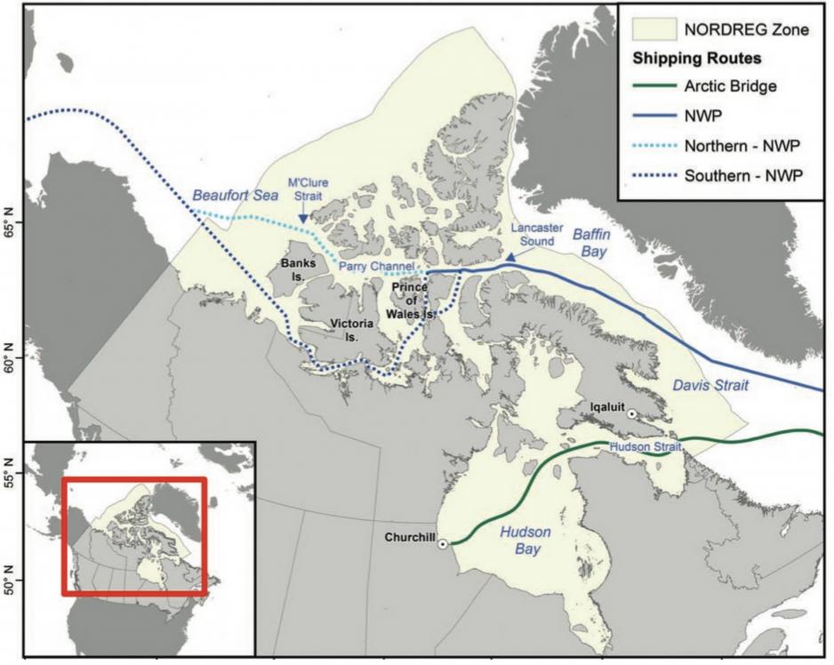 Shipping Traffic in Canadian Arctic Nearly Triples