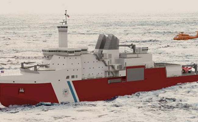 A rendering of the Polar Security Cutter. (Source: Halter Marine) Polar Security Cutter